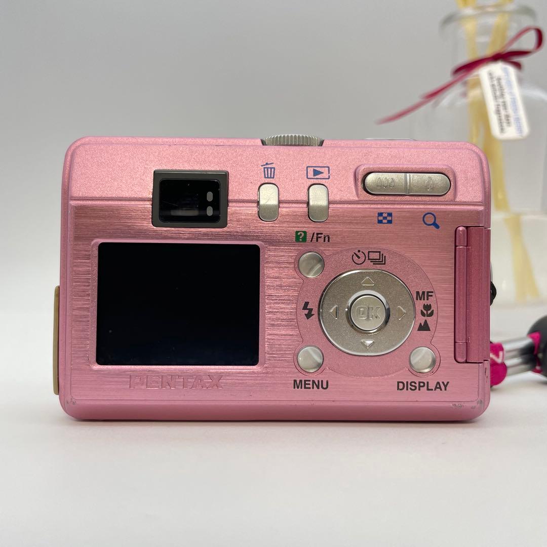 動作確認済✨PENTAX Optio S40✨スマホ転送OK 単三電池 可愛い