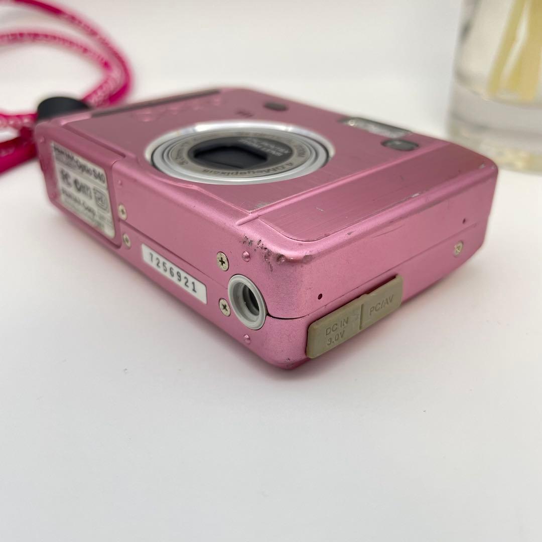 動作確認済✨PENTAX Optio S40✨スマホ転送OK 単三電池 可愛い