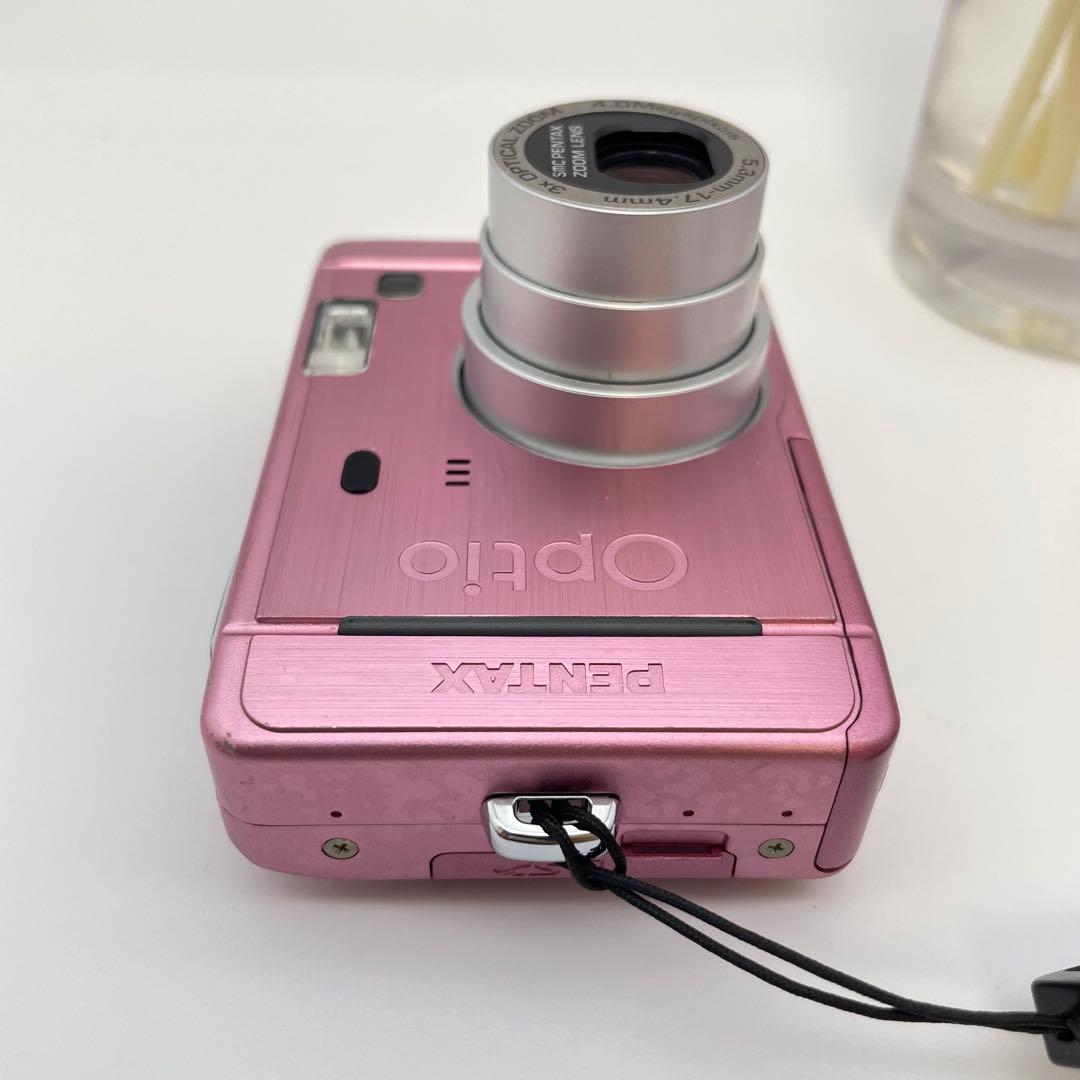 動作確認済✨PENTAX Optio S40✨スマホ転送OK 単三電池 可愛い
