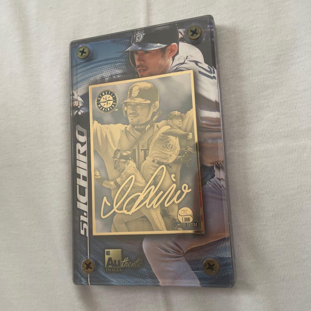 オーセンテット　イチロー　リミテッドエディションメタルカード　2001年 オーセンテット イチロー リミテッドエディションメタルカード 2001年