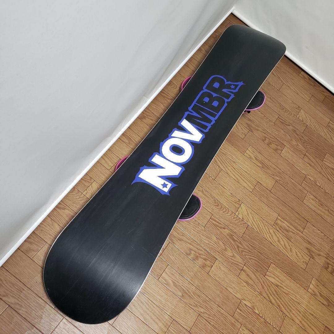 NOVEMBER ARTIST FLUX 142cm スノーボードセット - メルカリ