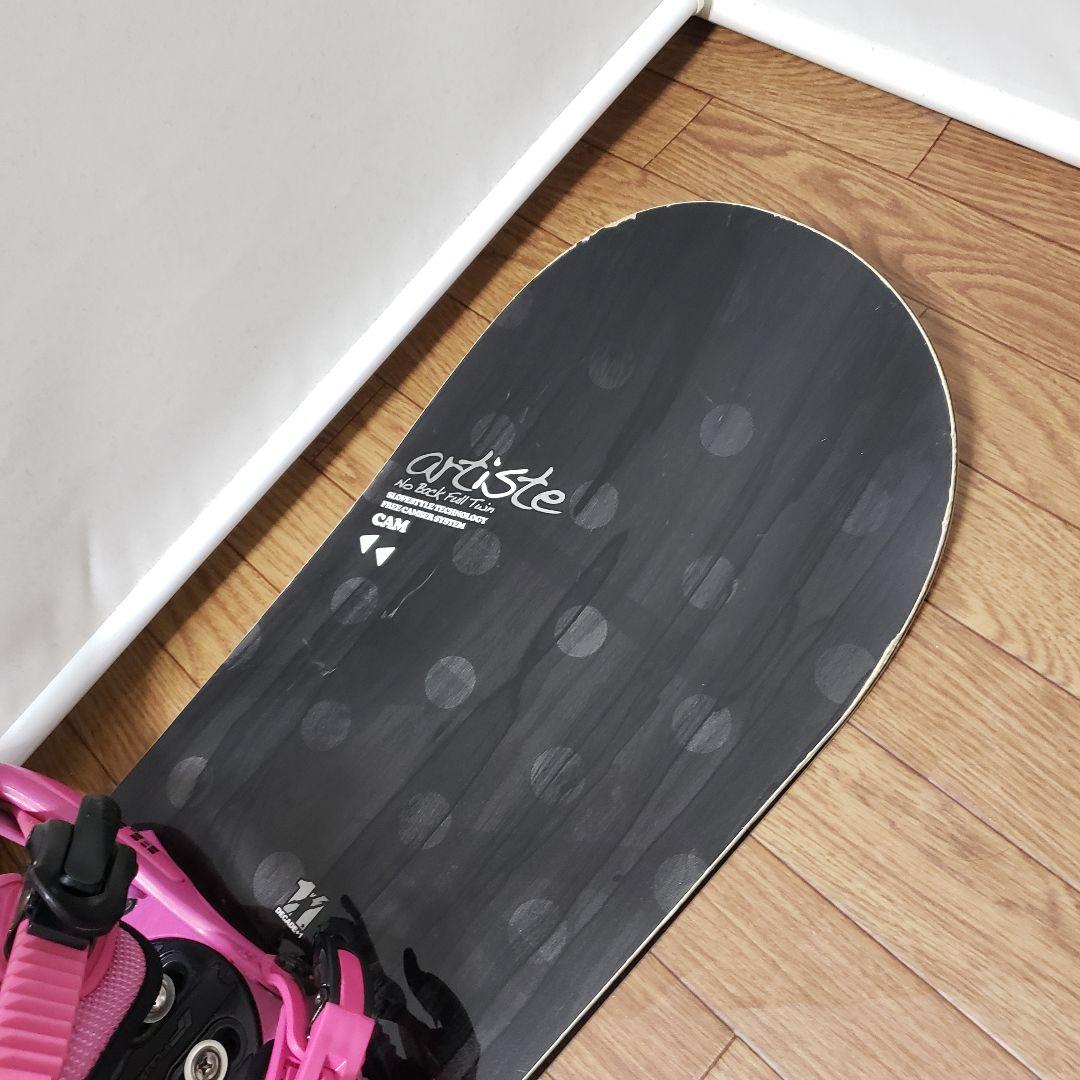 NOVEMBER ARTIST FLUX 142cm スノーボードセット - メルカリ