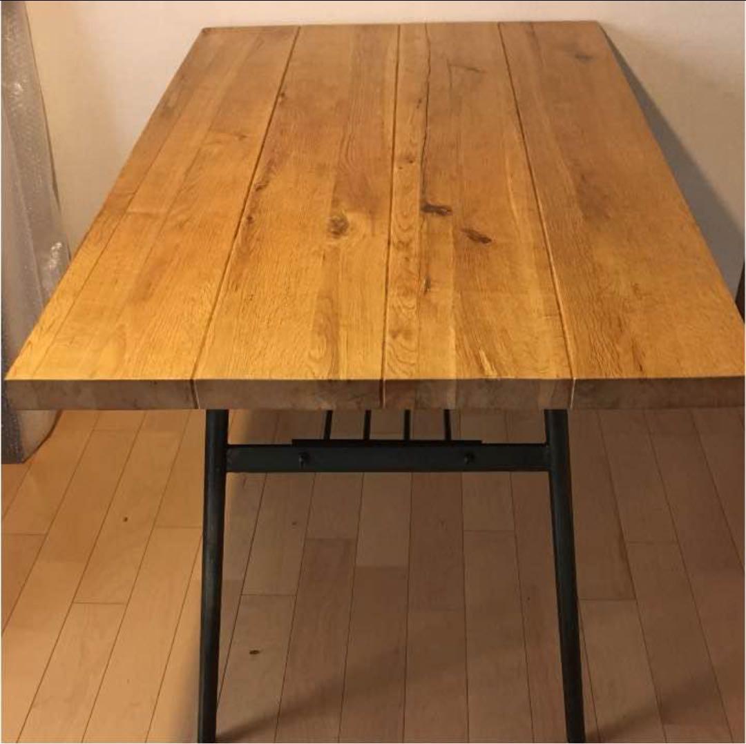 送料無料】ヴォルド 北欧テーブル 140cm ブラウン（メラミン）