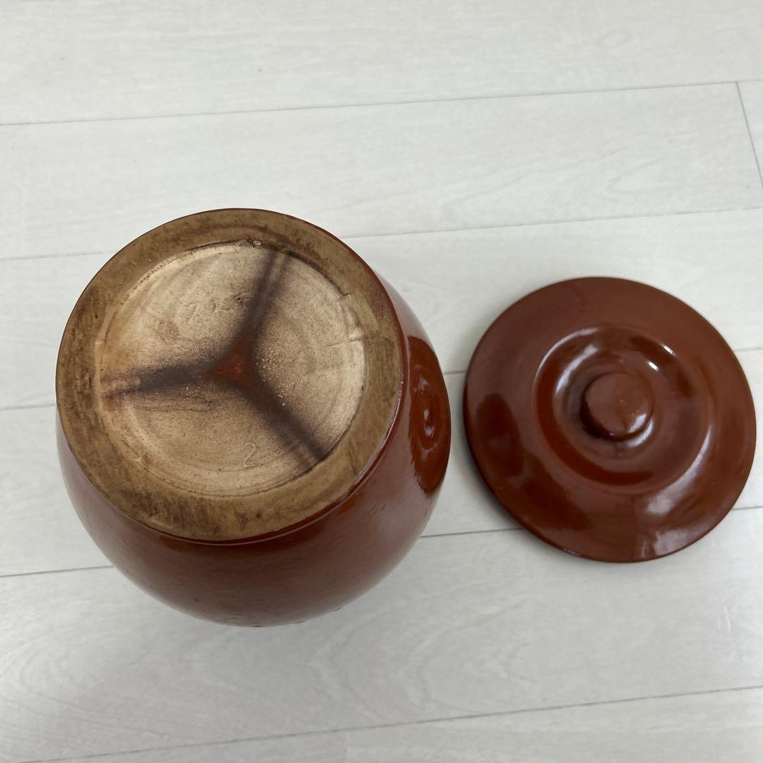 特選 常滑焼 久松窯かめ 丸壺蓋付 直径18cm梅干漬物 味噌 容器 - メルカリ
