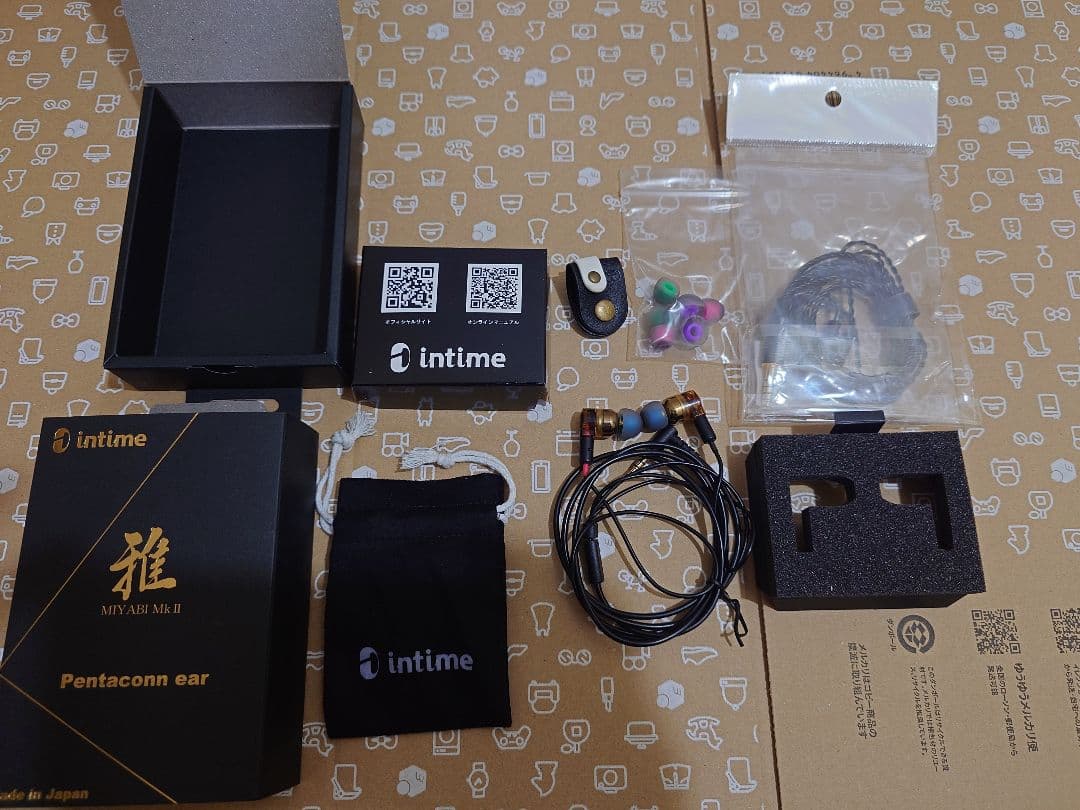 O2aid intime 雅 MarkII Pentaconn ear 美品 ヨドバシ.com - O2aid オーツェイド intime アンティーム 雅 MarkII