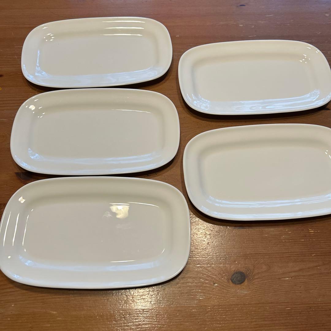  ボーンチャイナ 長方形皿 5枚セット 楽天市場】【SSクーポン配布中】ナルミ スタイルズ オブロングトレイ