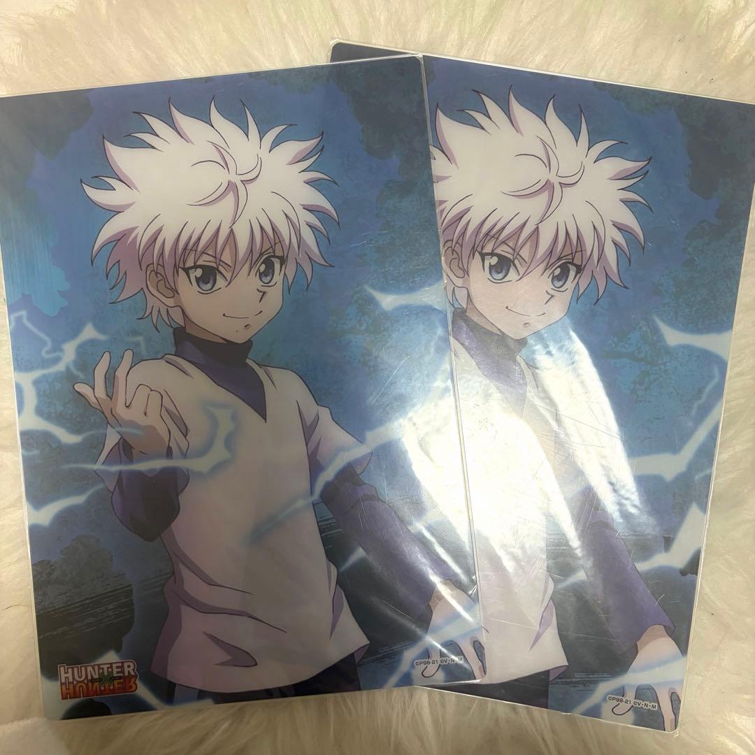 HUNTER×HUNTER キルア クリアビジュアルシート 2枚セット - メルカリ