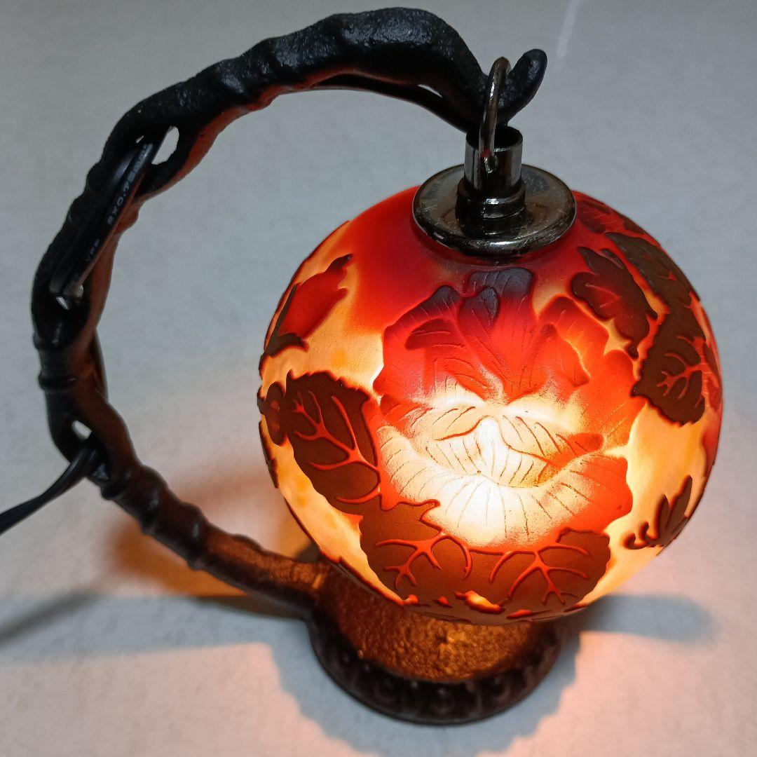 ガレ風 スタンドライト 卓上ライト アンティーク - メルカリ