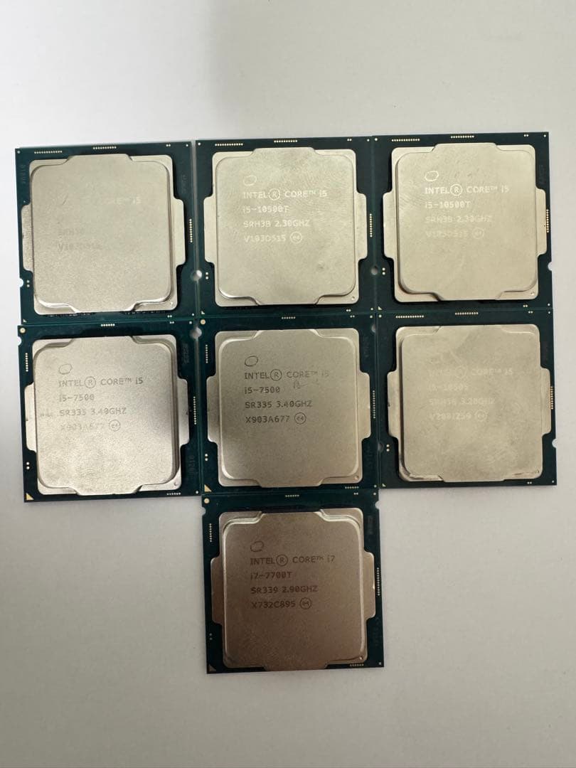 Intel CPU まとめ　i5-10500T 10505 i7-7700T Intel Core i5-10500 Specs | TechPowerUp CPU Database