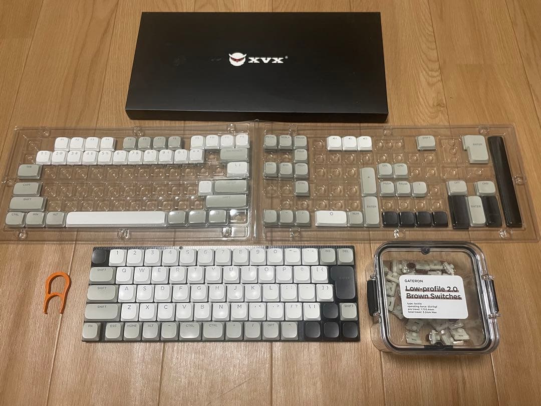 Teihai70H 自作キーボード JIS配列 ロープロファイル - メルカリ