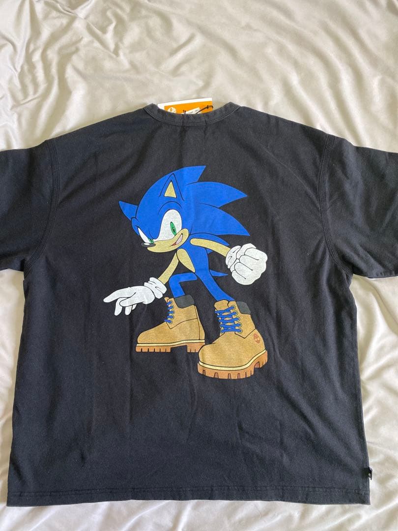 Timberland × Sonic Graphic Tee Black S Timberland x Sonic the Hedgehog Short Sleeve Graphic T-Shirt M