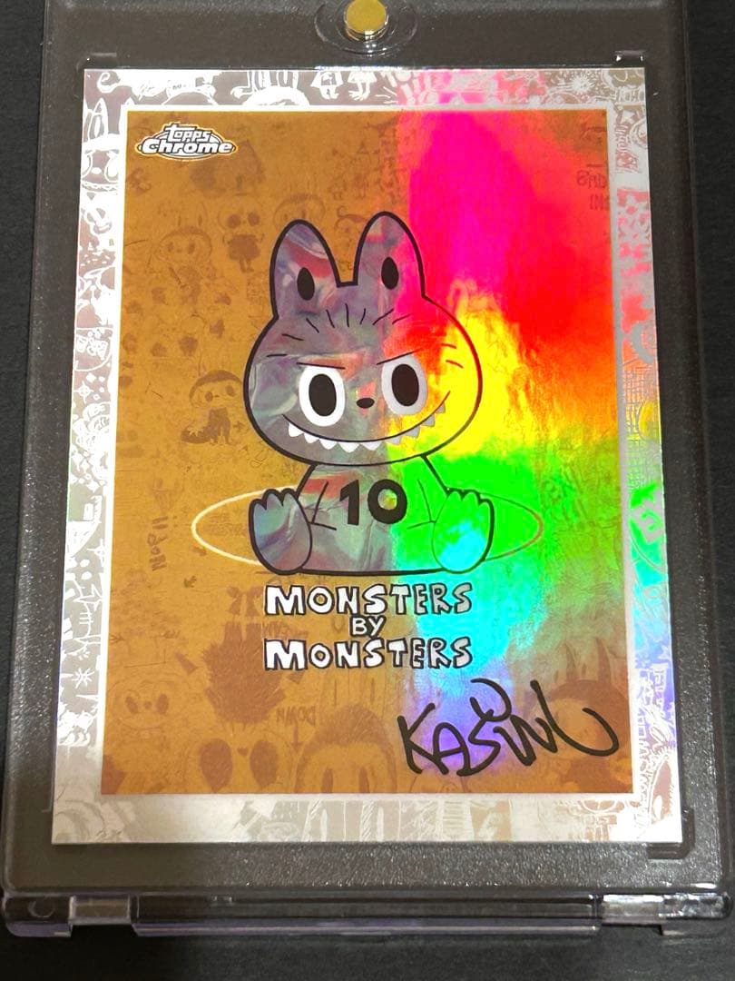 2025 Topps Chrome Labubu ラブブ 箔 サイン ブラック - メルカリ