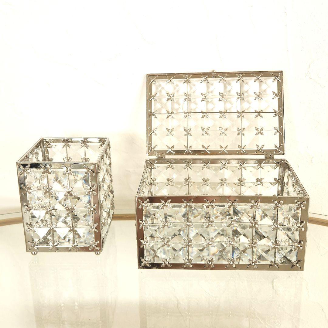 フランフラン ベリンダ マルチボックスM、マルチスタンド 小物入れ 2個