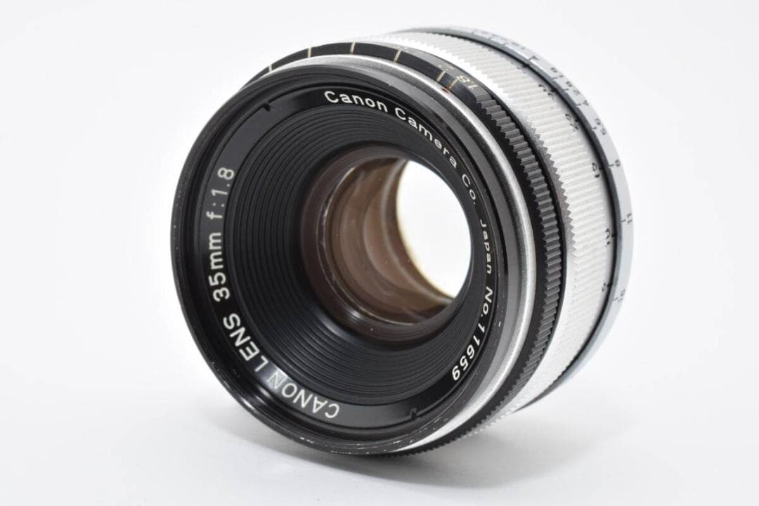 ★良品★キヤノン CANON (L) 35mm F1.8　♯1406 CANON 35mm F1.8 - キヤノンカメラミュージアム
