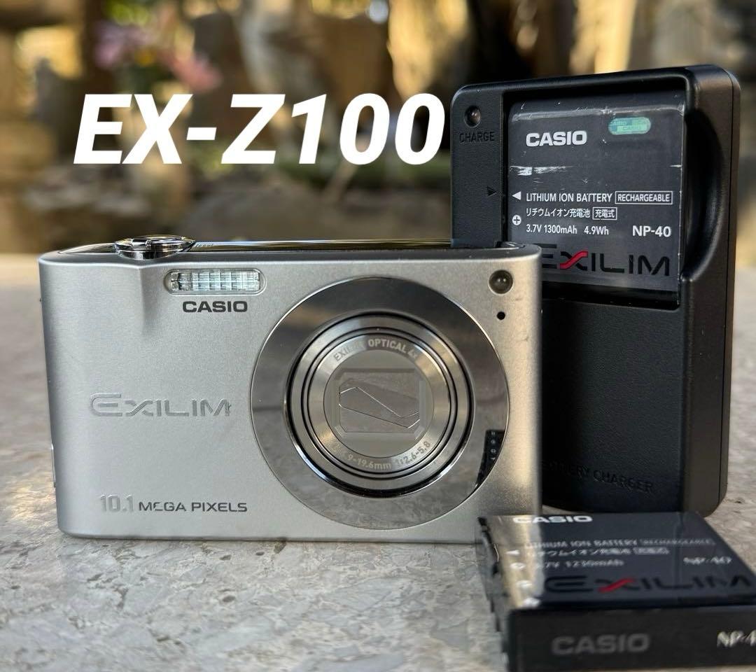 実写美⭕️外観美【動作確認済】CASIO EXILIM EX-Z100 シルバー CASIO EXILIM EX-Z100 シルバー 動作未確認 ジャンク品 - メルカリ