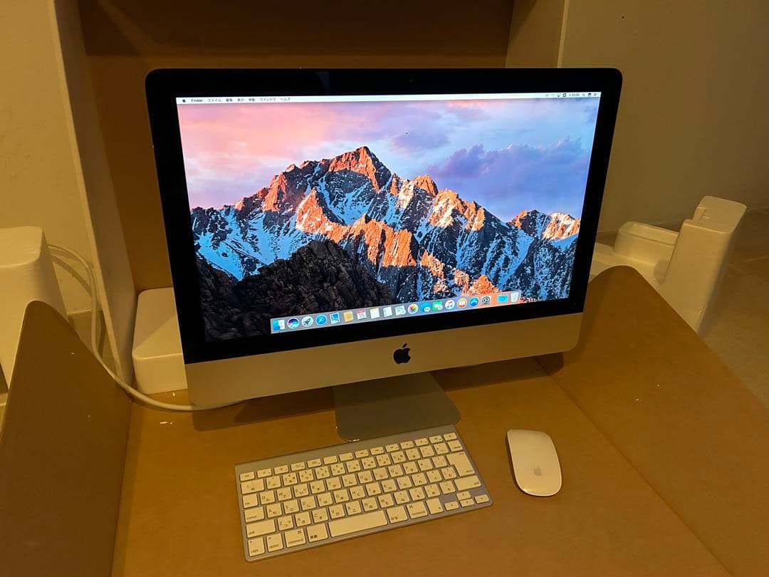 iMac 21.5インチ キーボード マウス付き　2012年 iMac 21 5インチ本体 キーボード マウス付き Late2012｜Yahoo!フリマ