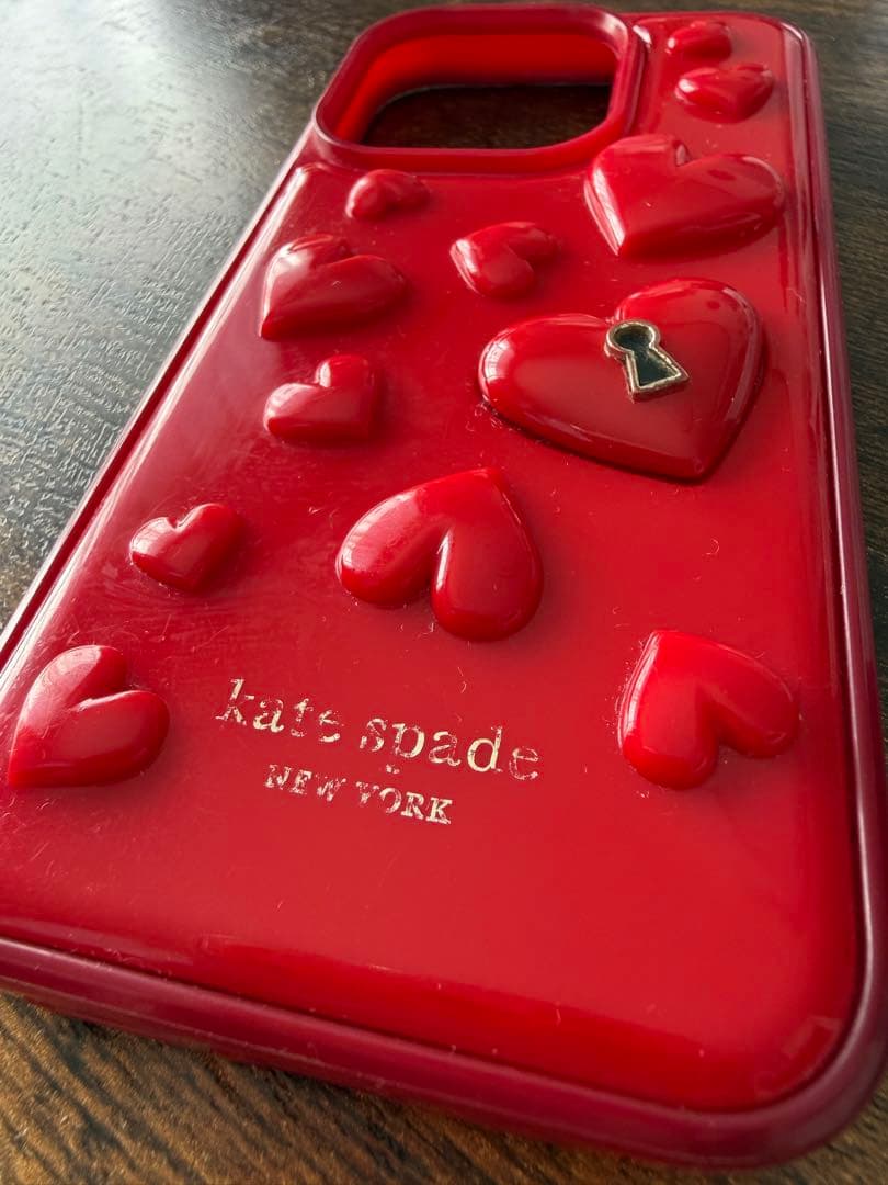 kate spade ハートデザイン iPhone15proケース - メルカリ