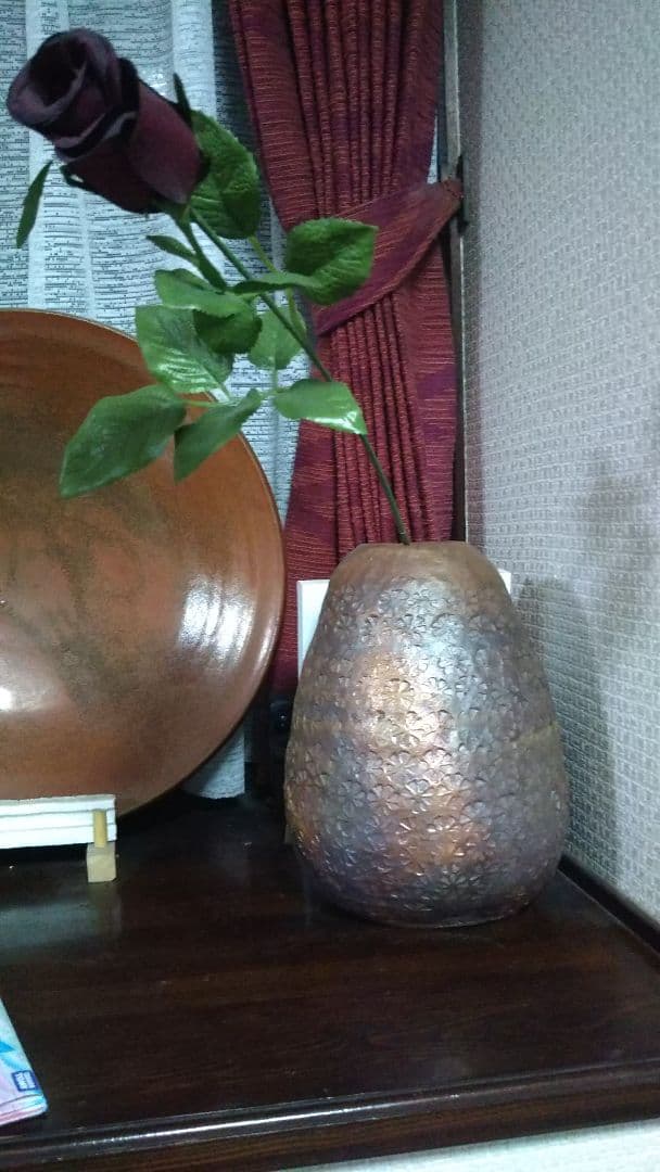 花瓶 備前焼 備前焼 花入 h2-113 | iichi 日々の暮らしを心地よくするハンドメイド