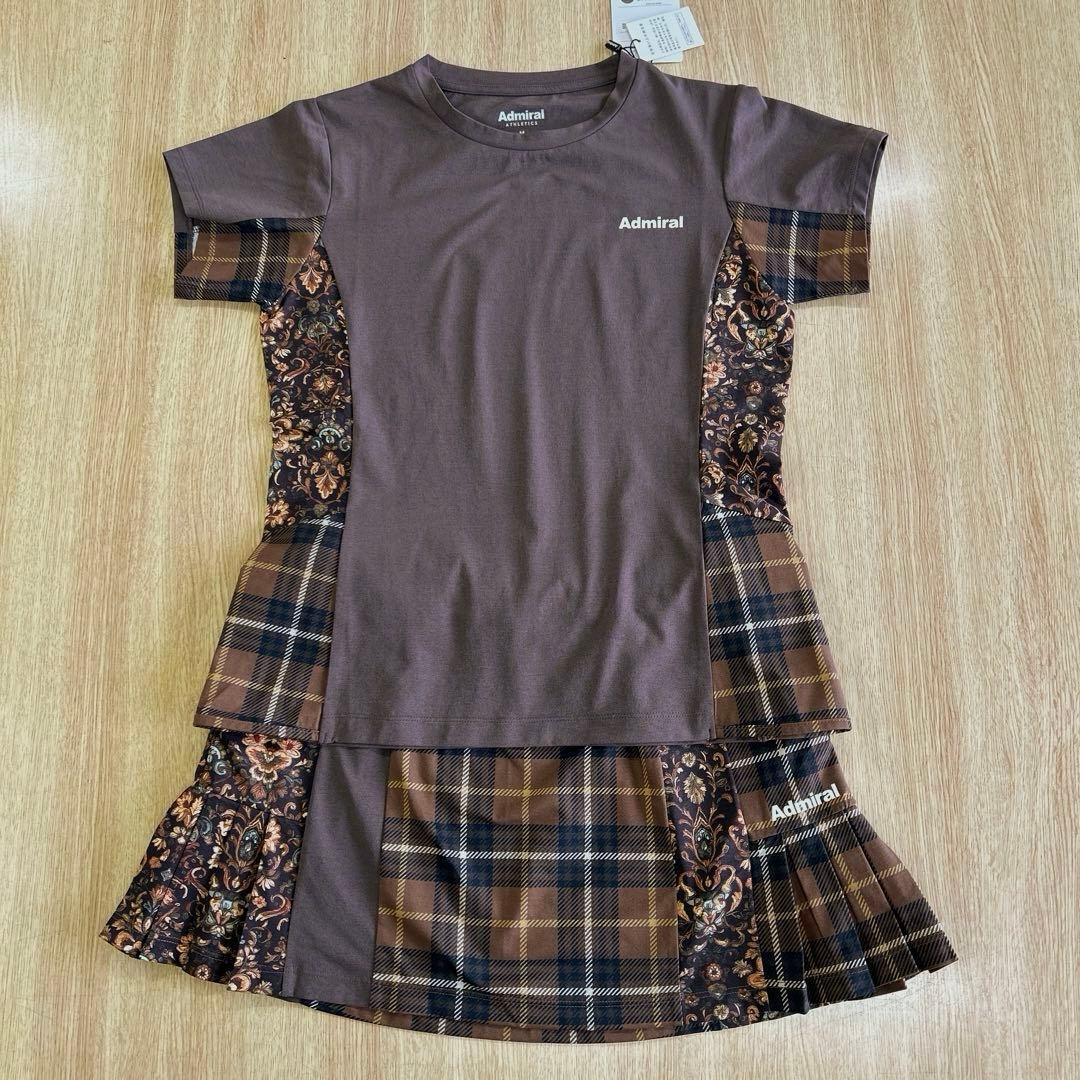 Admiral レディーステニスウエア ゲームシャツスコートセット アップ M