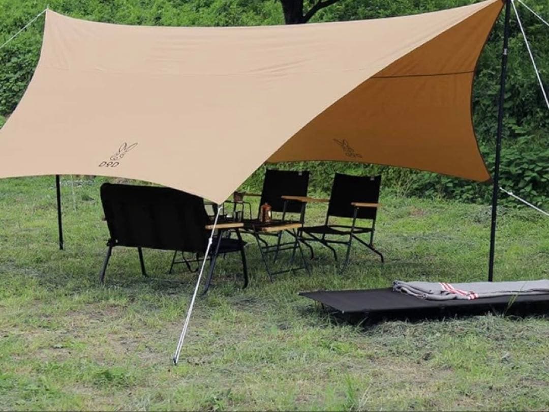 DOD ヘーキサタープ 焚き火だってヘーキさ】DOD『ヘーキサタープ』 | キャンプよたばなし