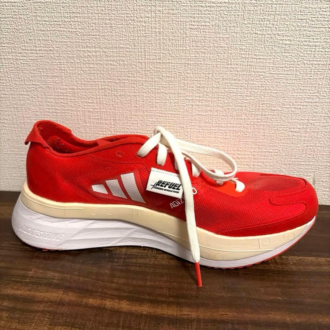 美品 adidas アディダス アディゼロボストン11 25.0cm