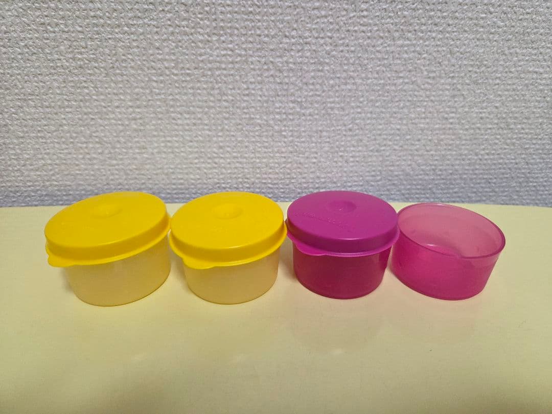 新品・未使用】タッパーウェア ミニボール 4個セット - メルカリ