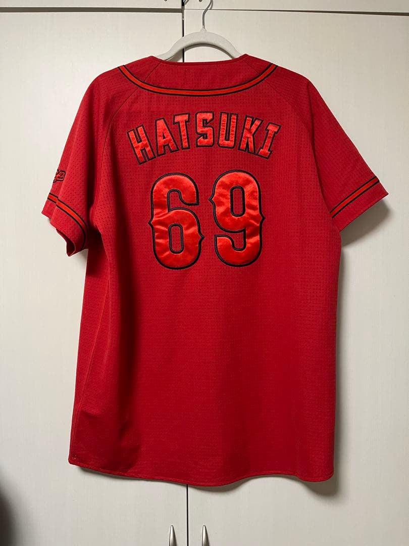 広島東洋カープ 羽月隆太郎 ビジターユニフォーム Lサイズ - メルカリ