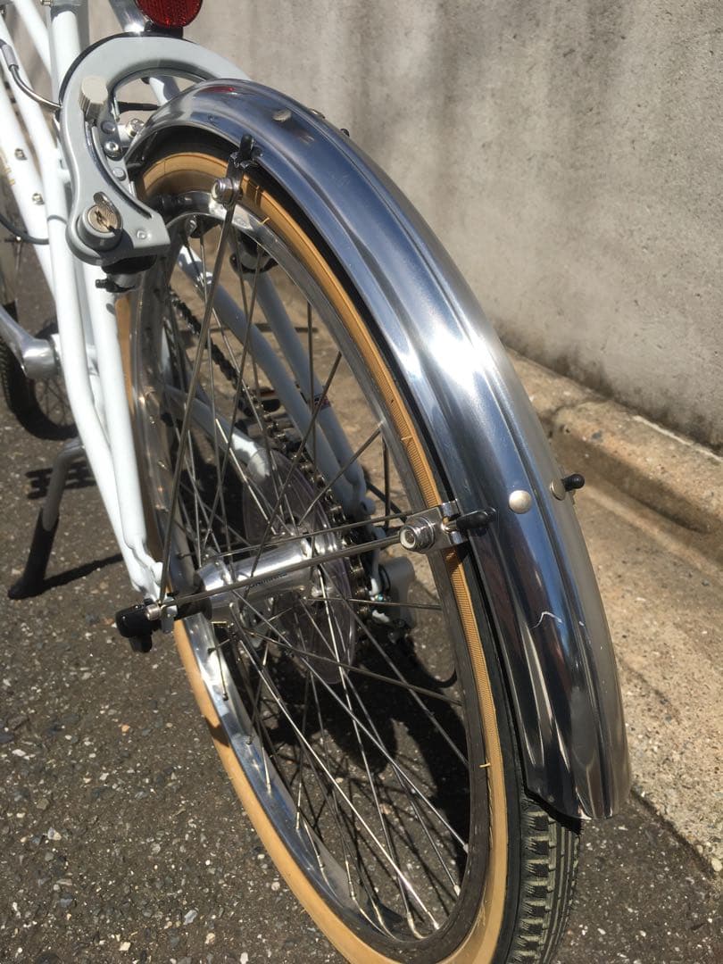 極上品 ミニベロ ラレー ホワイト チャリ 自転車 20インチ 新車 - メルカリ