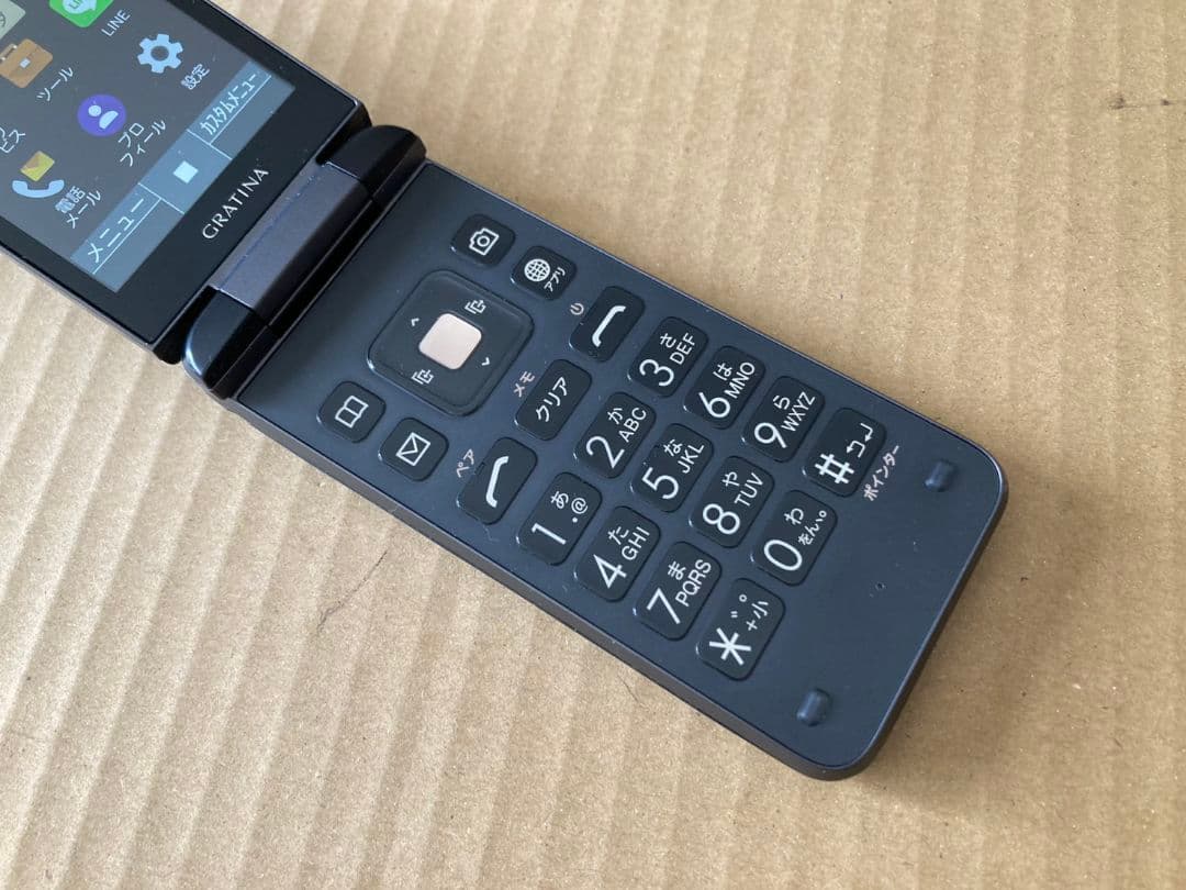 G347 GRATINA 4G KYF39 SIMフリー ガラホ povo - メルカリ