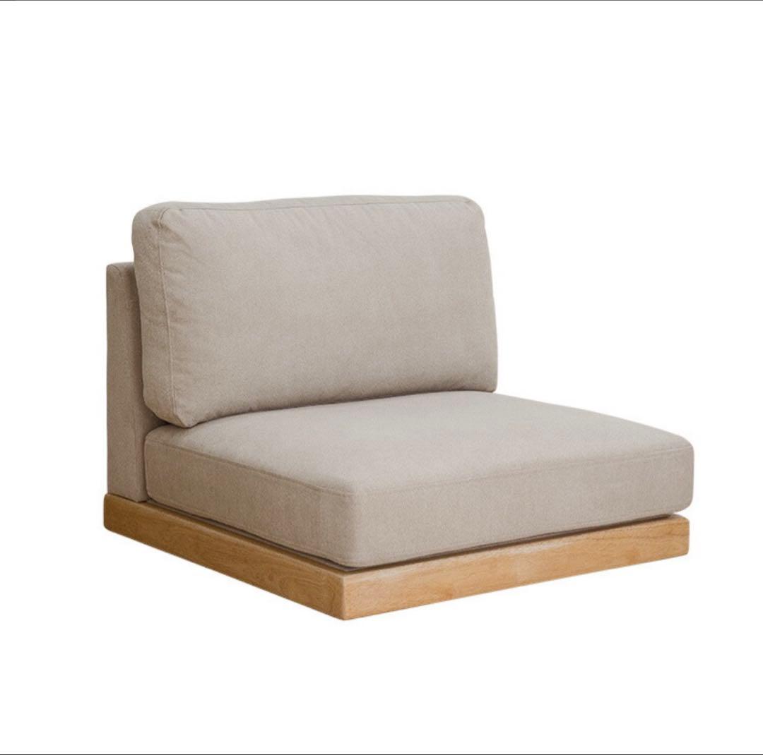 シ*タ様 オークション式　ベージュ 1人掛けソファ 分解可能 ロータイプ 楽天市場】【クーポンで14％OFF! 3/7 0:00~23:59まで☆】ソファ