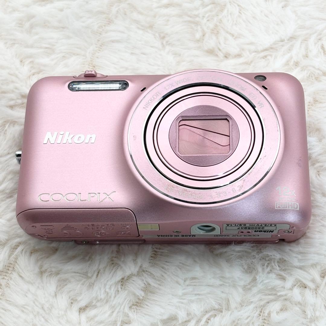 動作良好✨ Nikon COOLPIX S6600 ピンク - メルカリ