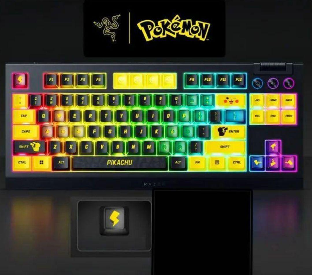 ⭐Razer Blackwidow V４⭐ポケモン⭐【ピカチュウVer】特典有 ⭐Razer Blackwidow V4⭐ポケモン⭐【ピカチュウVer】特典多数