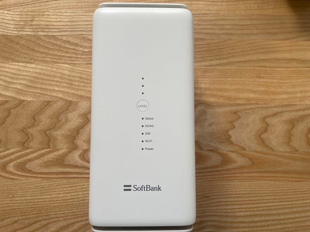 美品】SoftBank Air 5G 無線LANルーター - メルカリ