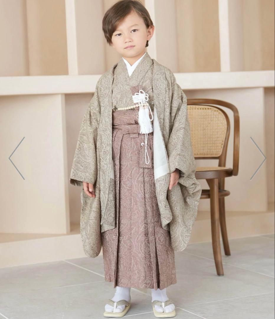utatane 袴　七五三　男の子 レンタル】七五三 5歳 着物 男の子 かぷり 袴セット 子供 kids 羽織 袴