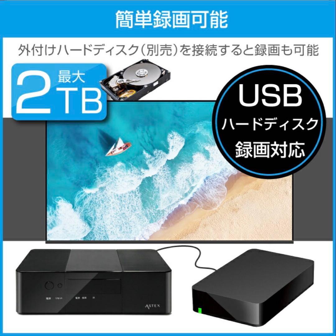 AS-STBN Astex アステック テレビチューナー 地デジ・BS・CS対応