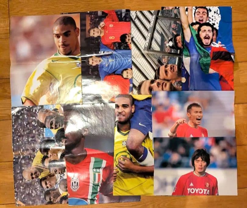サッカーポスターまとめ売り 9枚セット（海外サッカー・名古屋