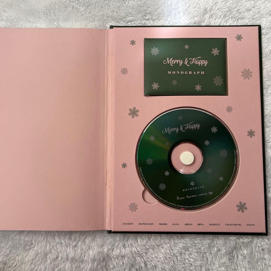 廃盤】TWICE Merry & Happy メリハピ モノグラフ トレカ付き - メルカリ