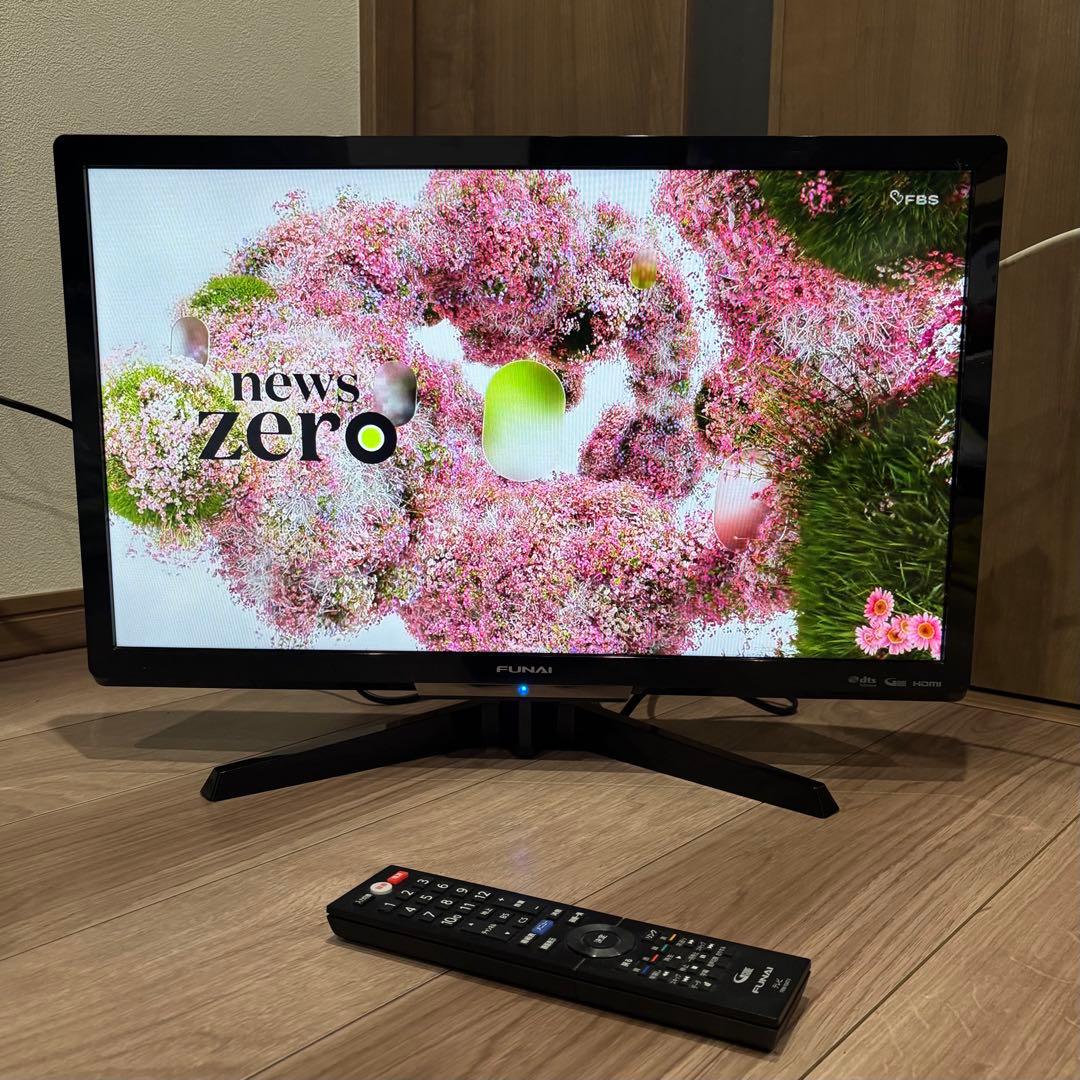 FUNAI 24型 液晶テレビ FL-24H2010 HDD内蔵 裏番組録画対応 - メルカリ