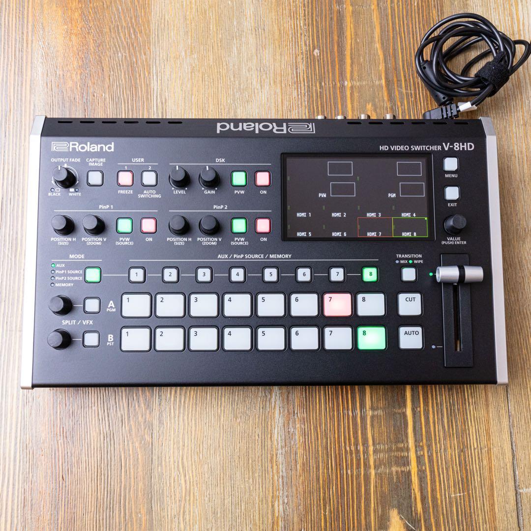 ①美品】Roland V-8HD HDMI 8入力 ビデオスイッチャー 元箱付 - メルカリ