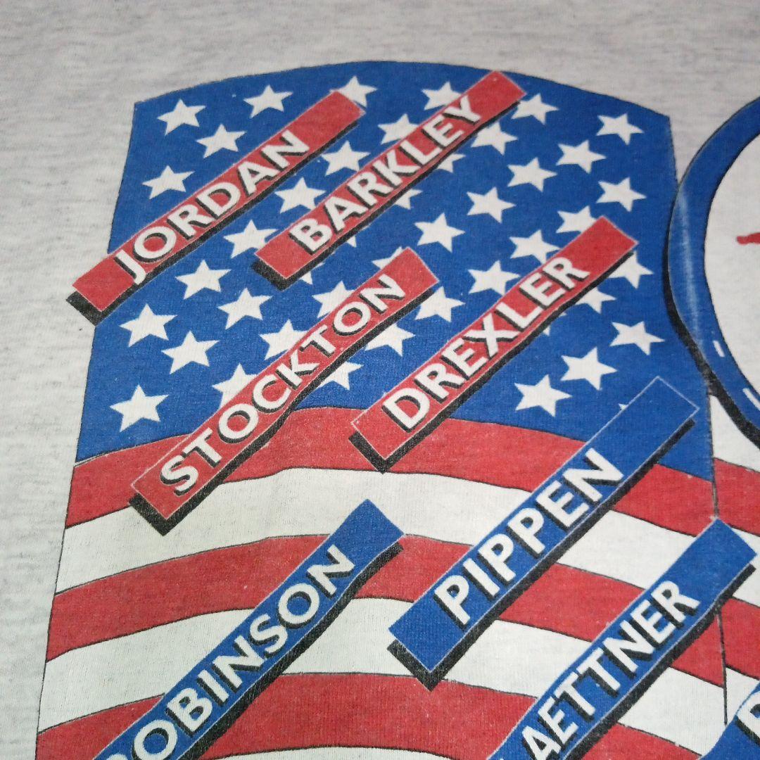 NBA初代ドリームチーム92年バルセロナオリンピック金メダル記念Tシャツ