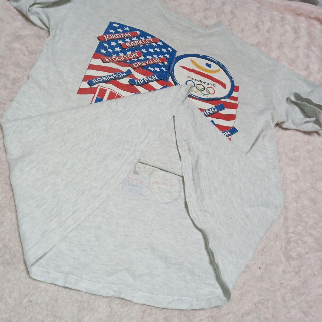 NBA初代ドリームチーム92年バルセロナオリンピック金メダル記念Tシャツ