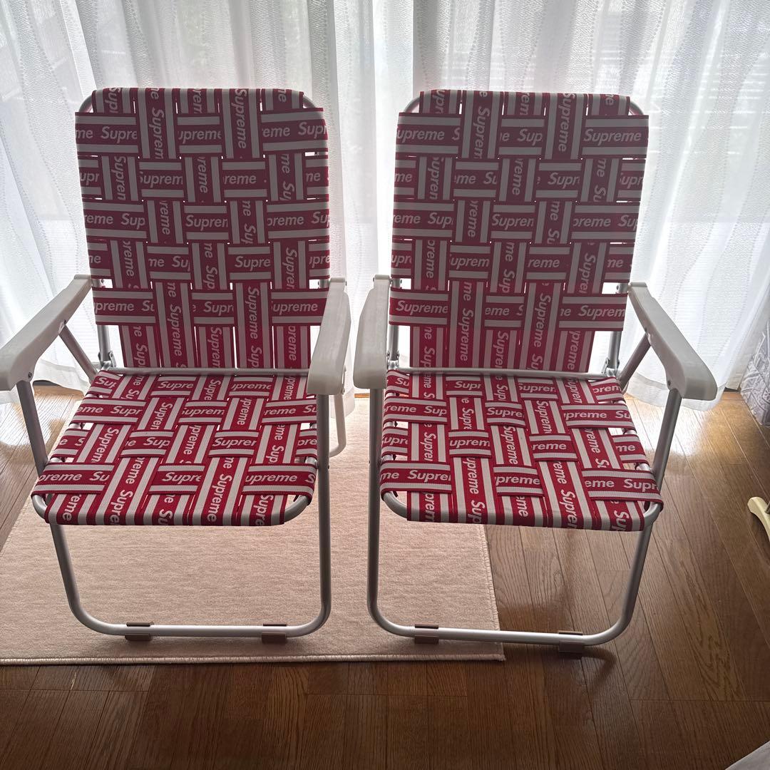 2脚セット Supreme Lawn Chair 2 椅子 チェア