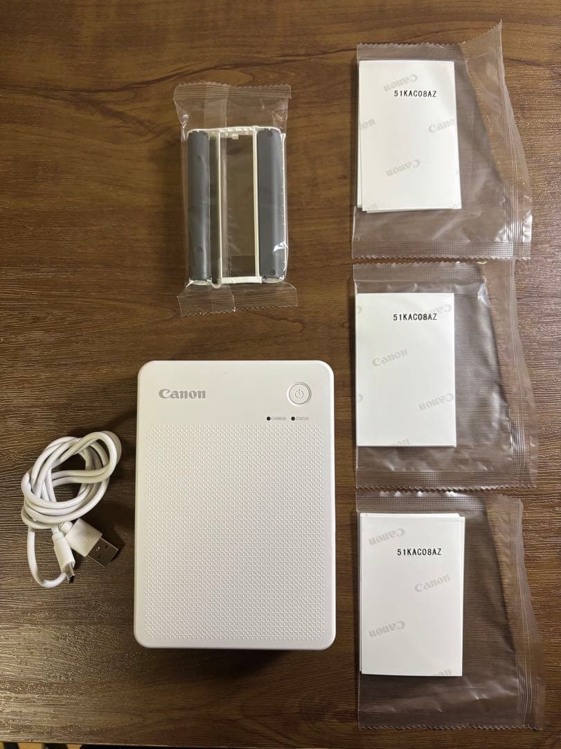 Canon SELPHY QX20 本体と付属品 キヤノン（Canon） ミニフォトプリンター SELPHY QX20 ホワイト＆用紙