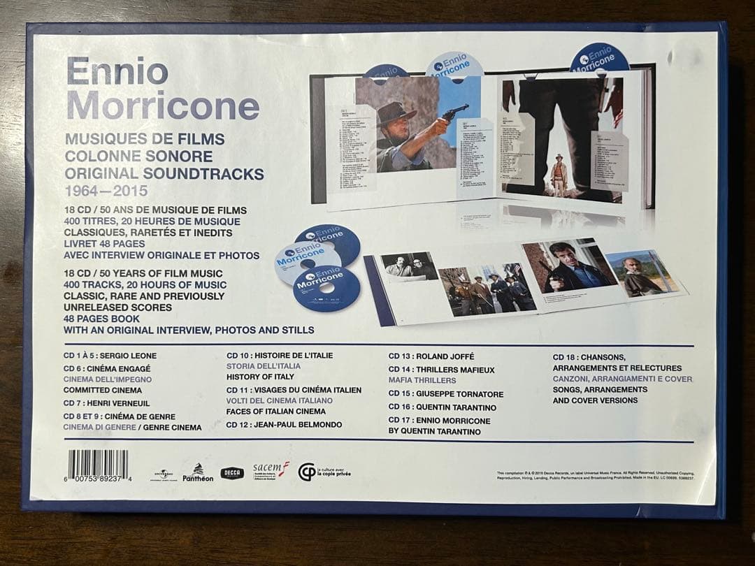 エンニオ・モリコーネ サウンドトラック 1964-2015 - メルカリ
