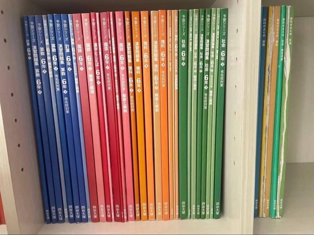 予習シリーズ 演習問題集 6年生 解答・解説付き 早稲アカ 四谷大塚