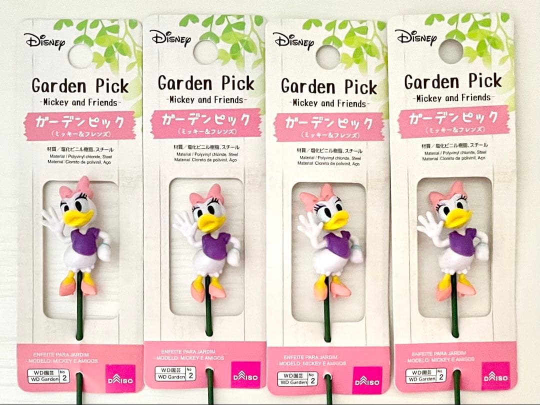 ダイソー】新品 ディズニー ガーデンピック ミッキー&フレンズ 23本
