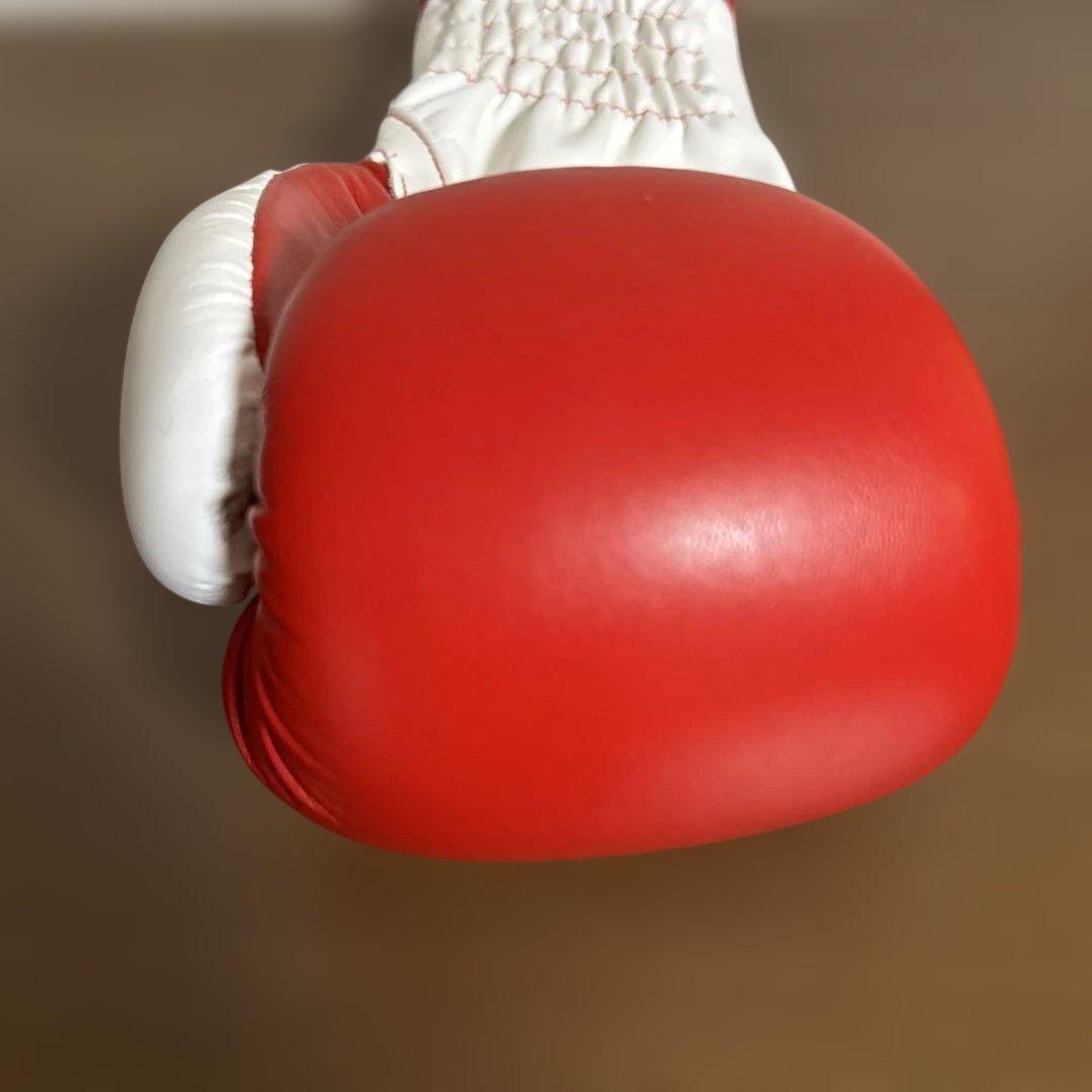 adidas ボクシンググローブ レッド/ホワイト kids用4oz - メルカリ