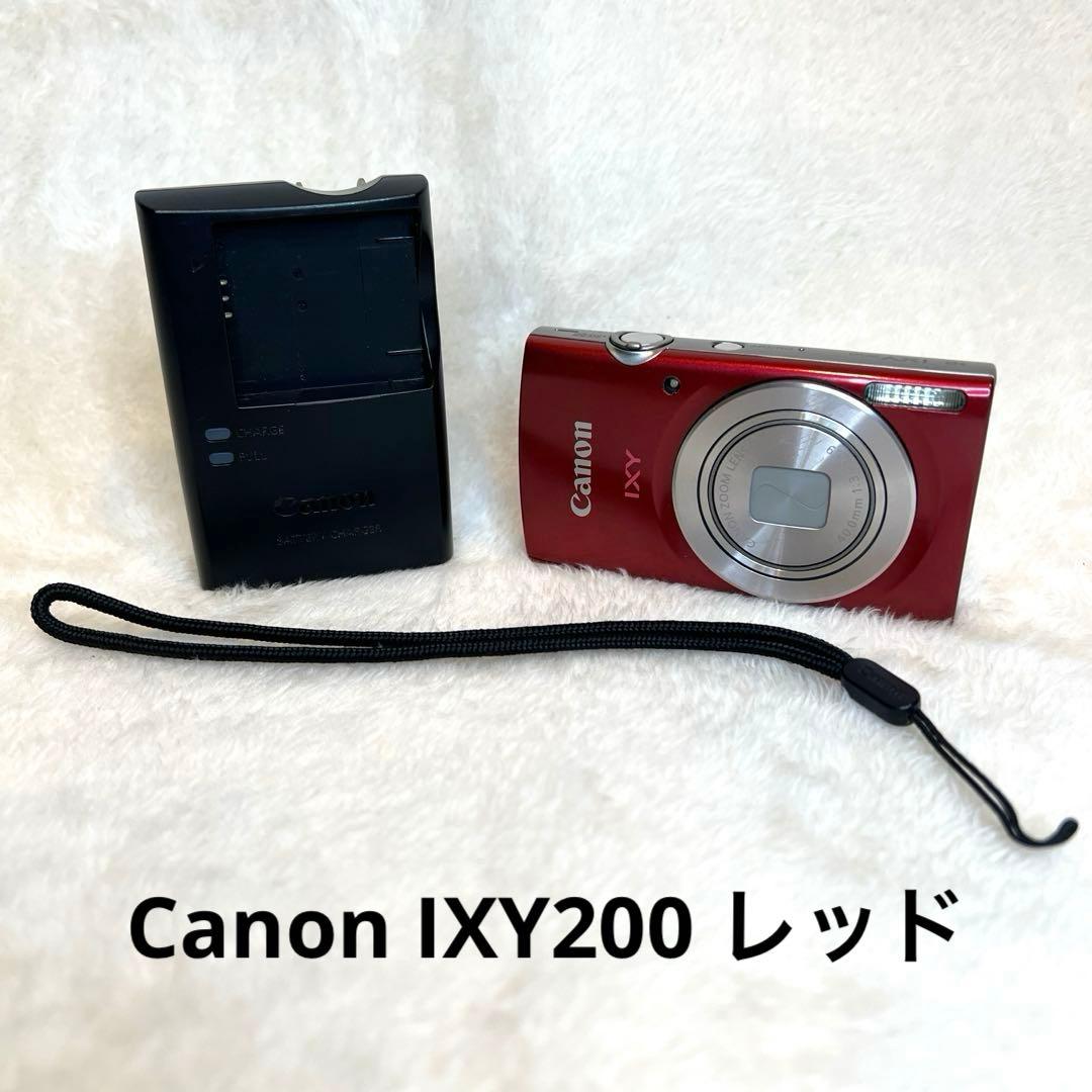 Canon キャノン IXY 200 レッド イクシー デジタル カメラ IXY200 コンパクトデジタルカメラ IXY（イクシー） レッド CANON