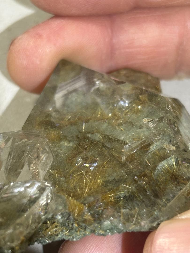 希少 マニハール水晶 ルチル共生 レコードキーパー多数 虹 - メルカリ