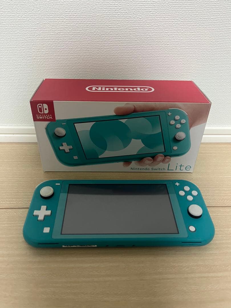 Nintendo Switch Lite ターコイズ 本体 箱付き - メルカリ